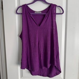 ATHLETA, asymmetrical, relaxed, magenta tank